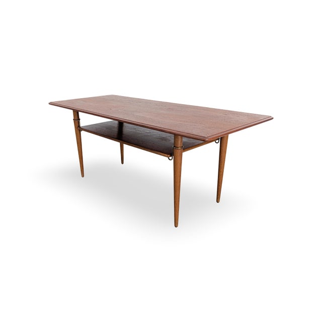Mid-Century Modern Danish Coffee Table in Teak, 1960s For Sale - Image 4 of 8