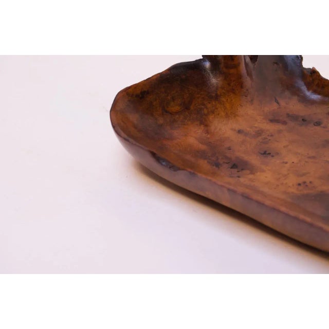 American Early American Carved Burl Basket For Sale - Image 3 of 13