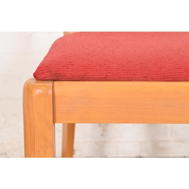 Brown Heywood Wakefield Mid-Century Modern Solid Maple Side Chair, 1950s For Sale - Image 8 of 15