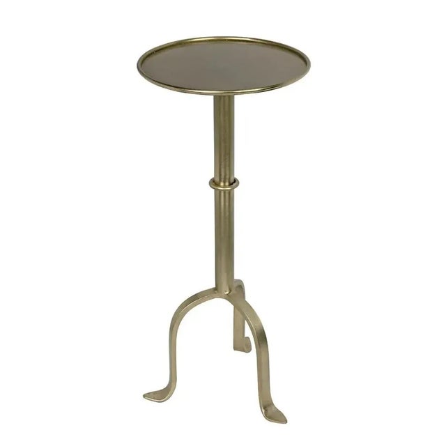 2020s NOIR Tini Side Table, Metal with Brass Finish For Sale - Image 5 of 5