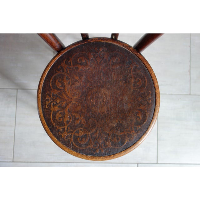 Antique Bentwood Children's Chair from Fischel, Early 20th Century For Sale - Image 6 of 13