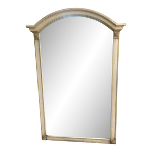 Arch Top Mid Century Wood Mirror