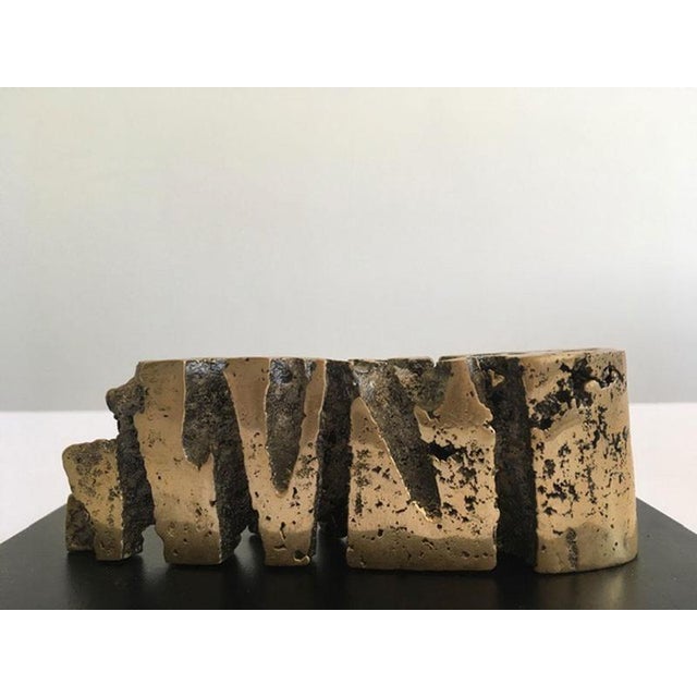 Abstract Multiple Bronze Cheese Shape, Italy, 1980s For Sale - Image 17 of 18