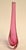 Flavio Poli 1960 Flavio Poli for Seguso Pink Murano Hand Blown Art Glass Vase Teardrop Shape For Sale - Image 4 of 14
