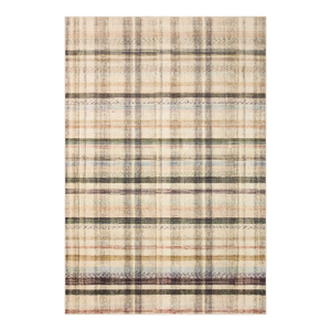 Chris Loves Julia x LoloiHumphrey Ivory / Multi 18" x 18" Sample Rug