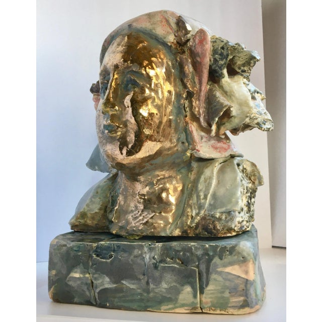"Athena" Abstract Porcelain Bust of by Coeleen Kiebert - For Sale - Image 13 of 13