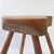 Superb Vintage Brutalist Stool 1950 in Oak, 4 Legs, 50s For Sale - Image 6 of 12