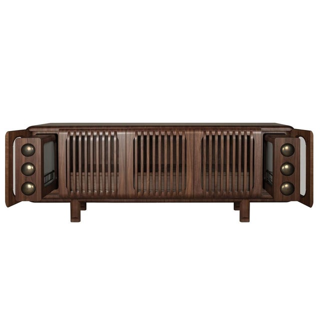 Contemporary Kennedy Sideboard by Wood Tailors Club For Sale - Image 3 of 18