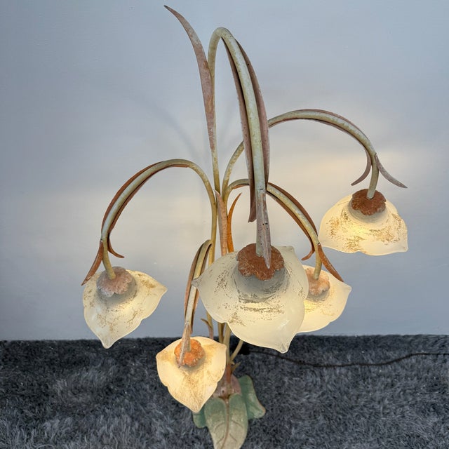 1980s Large Postmodern Luce Doro Series Antinea Floor Lamp in Murano Glass by Jean-François Crochet for Terzani, 1980s For Sale - Image 5 of 17