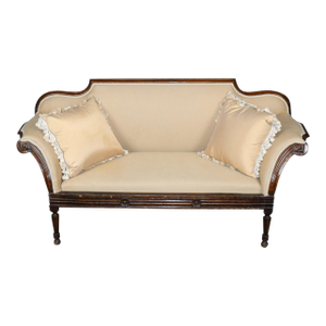 Period English 1790-1820s Era Mahogany Regency Settee