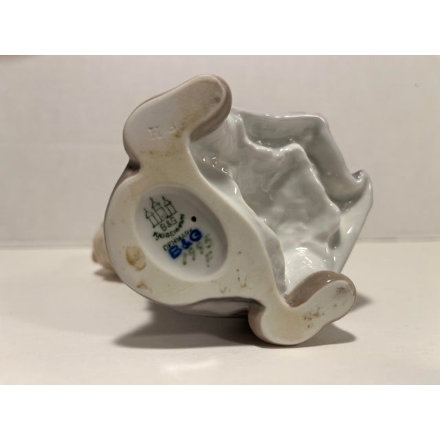 1980s Bing & Grondahl Vintage Porcelain Figurine #1995 Girl in Dress Mint Condition! For Sale - Image 5 of 9