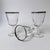 Cristal d' Arques Vintage Cristal D’Arques-Durand Parisienne Wine Glasses | Set of 3 | Handmade With Platinum Rim For Sale - Image 4 of 10