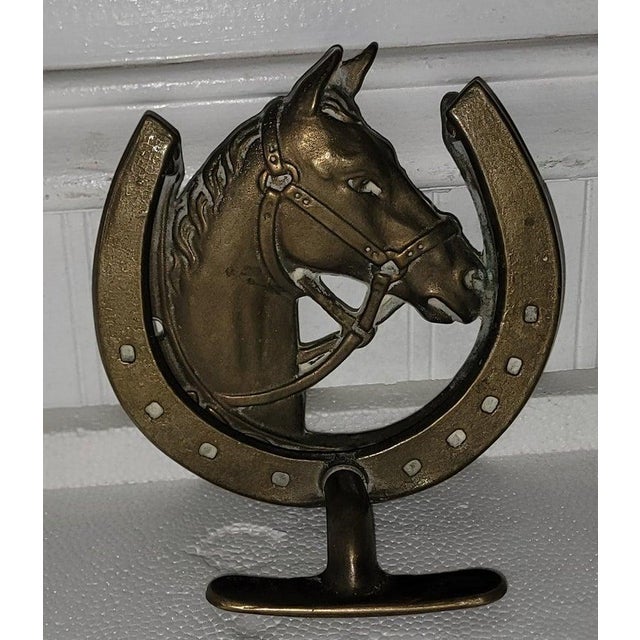 Horse Door knocker & wall hanger .It is a most unusual door knocker.