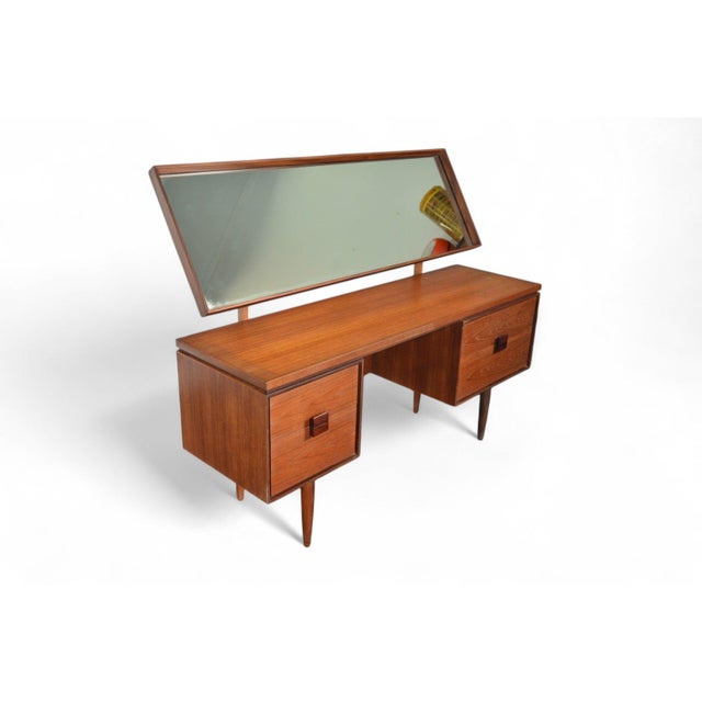 Ib Kofod Larsen "Danish Range" Vanity in Teak + Rosewood For Sale In San Francisco - Image 6 of 7