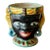 Vintage Hand-Painted Ceramic Figural Head Planter For Sale