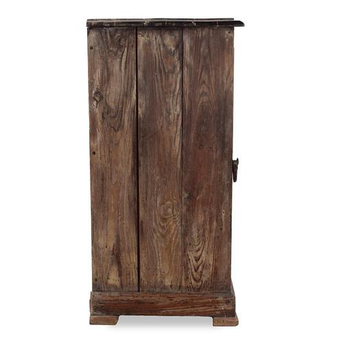 Showcase Cabinet or Bedside Table in Patinated Wood For Sale - Image 5 of 7