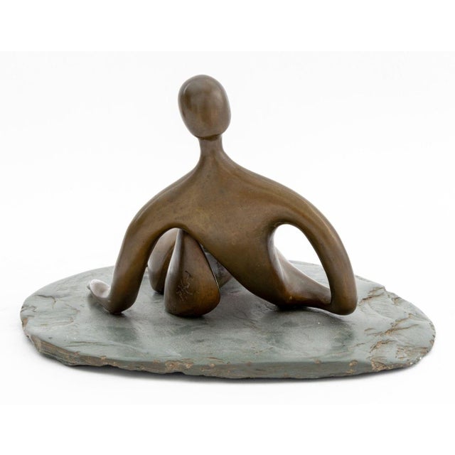 Peter Hord Stylized Figural Bronze Sculptures, 2 For Sale In New York - Image 6 of 10