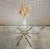 ✨ Vintage Brass & Glass Sculptural Dining / Accent Table ✨ Absolutely stunning vintage glass-top table featuring a...