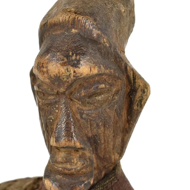 The Teke Wood Figure from Congo is a captivating expression of cultural heritage and artistic craftsmanship. Handcrafted...