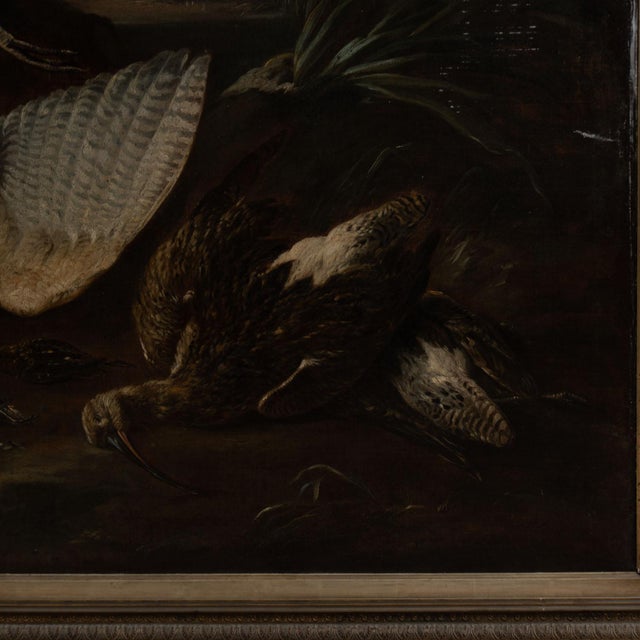 18th Century Original Italian Oil on Canvas Large Still Life by Baldassarre De Caro For Sale - Image 10 of 13