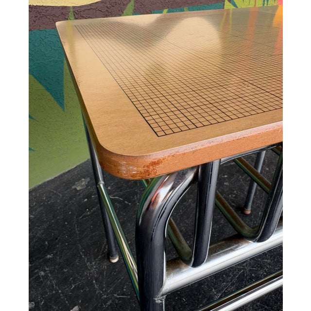 Mid Century Columbia Bicycles School Desk For Sale - Image 9 of 11
