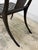 Michael Taylor Bronzed Klismos Garden Chairs With Leather Cushions, 1990s For Sale - Image 17 of 18
