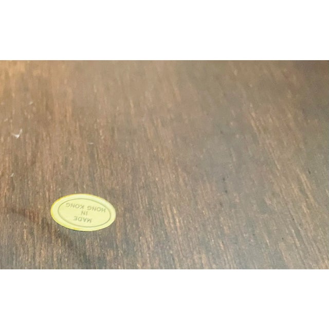 1970s Chinese Chinoiserie Brass Mounted Rosewood Jewelry Box For Sale - Image 11 of 12