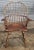 Mid 20th Century Mid 20th Century Pair of d.r. Dimes Sack Back Windsor Arm Chairs Carved Knuckles "Wallace Nutting Chair" For Sale - Image 5 of 10