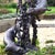 Bronzed Metal Swimming Otters in Kelp Garden Fountain Sculpture For Sale - Image 12 of 16