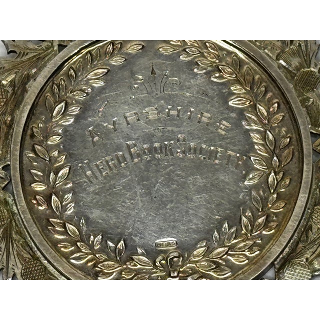 19th Century Scottish Silver Agricultural Prize Medal Ayrshire Cow & Calf Bull With Original Case For Sale - Image 11 of 18