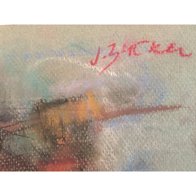 Jacques (Jakub) Zucker, Pastel Drawing Polish Ecole D'Paris WPA Female Equestrienne For Sale - Image 4 of 5