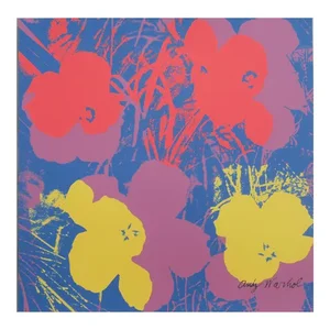 1986 Carnegie Museum of Art Andy Warhol Flowers 71 Lithograph