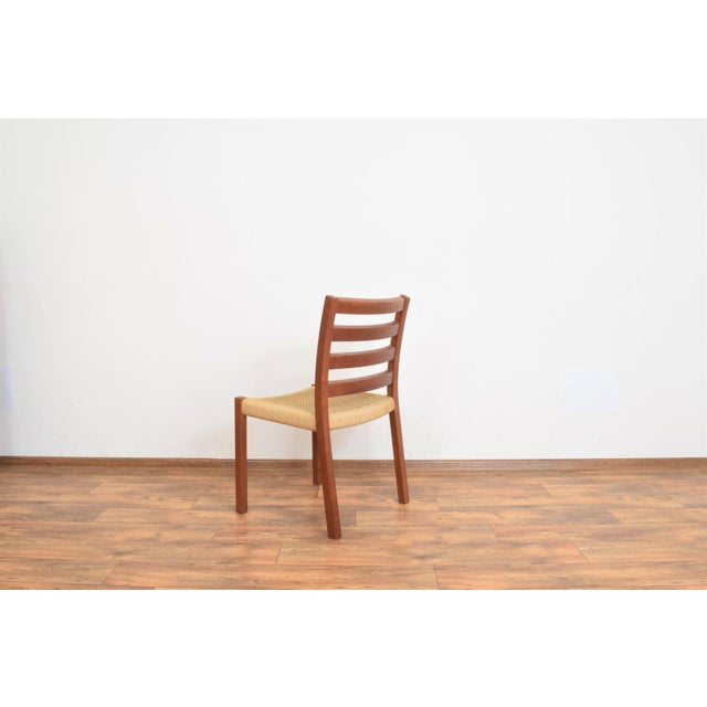 Mid-Century Modern Danish Teak Dining Chair by Niels O. Møller for J.L. Møllers, 1960s For Sale - Image 6 of 12