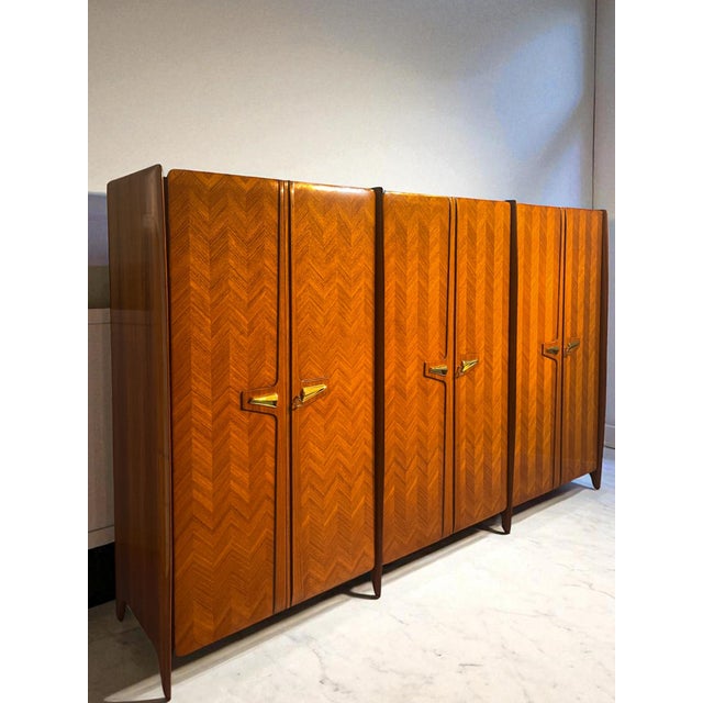 Mid-Century Modern Italian Wardrobe by La Permanente Mobili Cantù, 1950s For Sale - Image 9 of 18