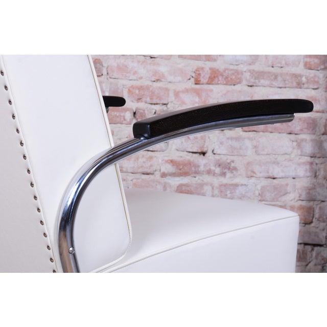 Silver Bauhaus Armchairs by W. Gispen for Mücke-Melder, Czech Republic, 1930s, Set of 2 For Sale - Image 8 of 13