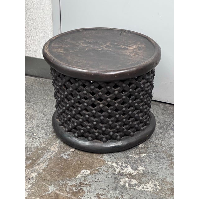 Bamileke King Stool Table For Sale - Image 4 of 12