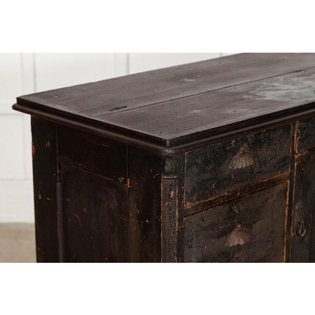 19th Century English Painted Pine Dresser Base For Sale - Image 10 of 18