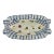 1994 Fitz and Floyd “Petits Vegs” Blue and White Celery Serving Dish For Sale