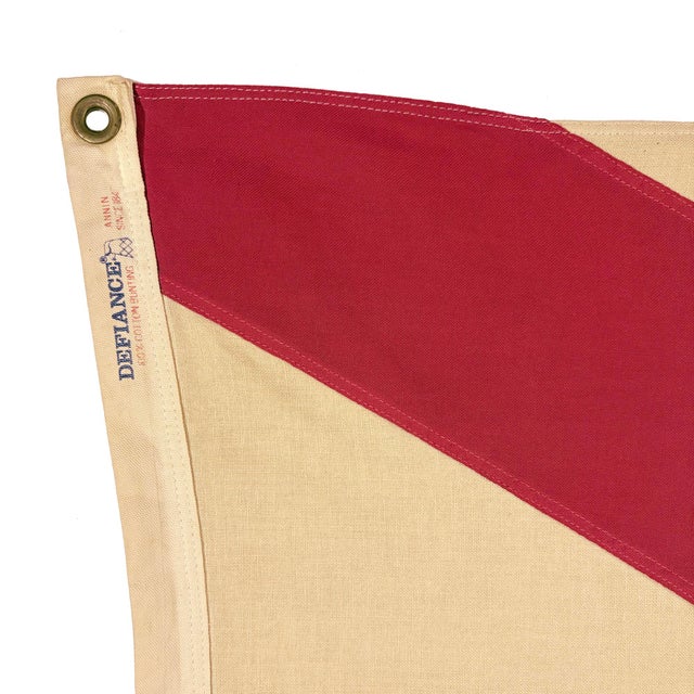 Vintage Sewn Cotton State Flag of Alabama For Sale In Los Angeles - Image 6 of 6