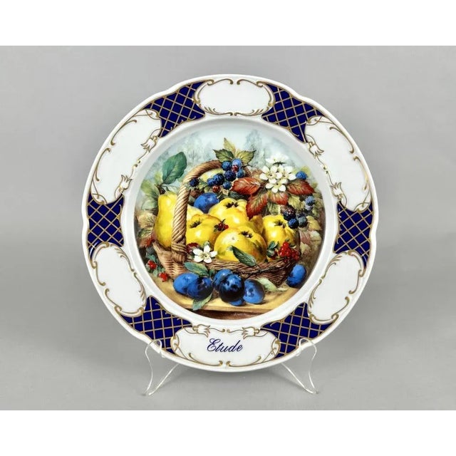 Decorative Plates in Porcelain, 1992, Set of 4 For Sale - Image 4 of 7