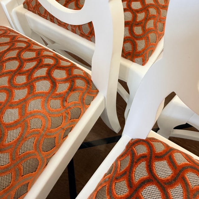 White Set of 12 Loop Dining Chairs For Sale - Image 8 of 11