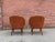 Petite Art Deco Channel Back Shell Chairs, Pair For Sale - Image 6 of 13