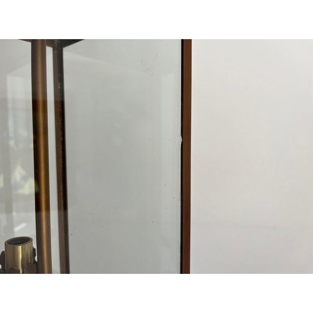 Bronze 1960s Lantern Light by Moe For Sale - Image 8 of 12