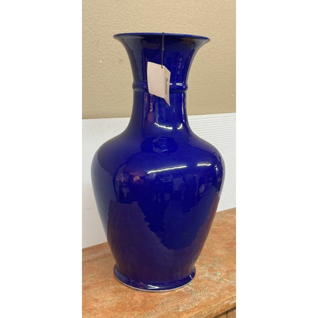Design Plus Gallery presents the Chinese Porcelain Vase from Martino Interiors. The cobalt blue glaze has a glossy surface...