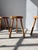 Tripod Stools in Gilded Oak, 1950s, Set of 4 For Sale - Image 12 of 18