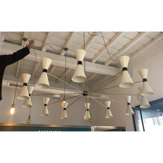 Mid-Century Modern Vintage Hotel Ceiling Lamp, 1950s For Sale - Image 3 of 6