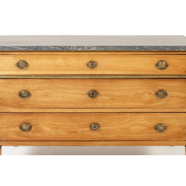 Wood Antique French Cherrywood Commode, 1700s For Sale - Image 7 of 11