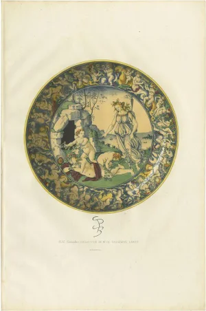 Delange, Plate of Mr. De Basilewski, 1869, Paper