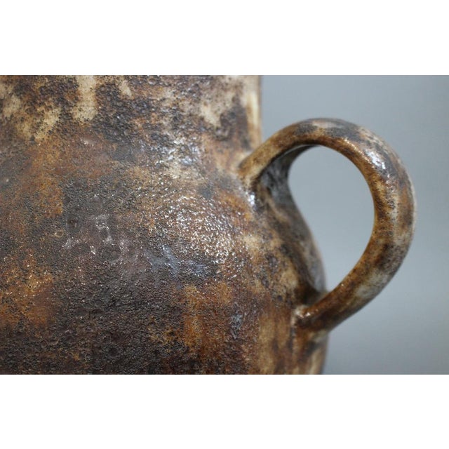 Large Vintage French Stoneware Decorative Pitcher by Alexandre Kostanda, 1960s For Sale - Image 16 of 18