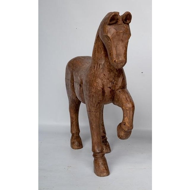 Horses make everything more beautiful. Let our carved prancing horse accent your home or office. A gentle reminder of the...